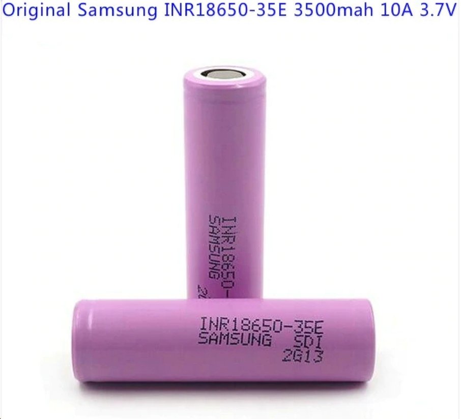 Batteria ricaricabile Samsung 18650 3500mAh 3.7V 20A Li-ion liti